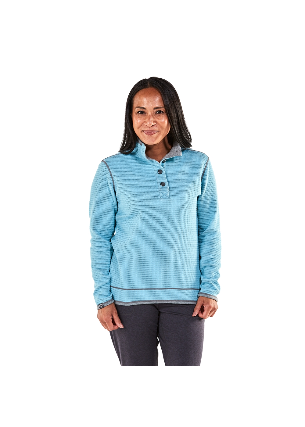 Storm Creek Women's Maverick Waffle Knit Button Up 42