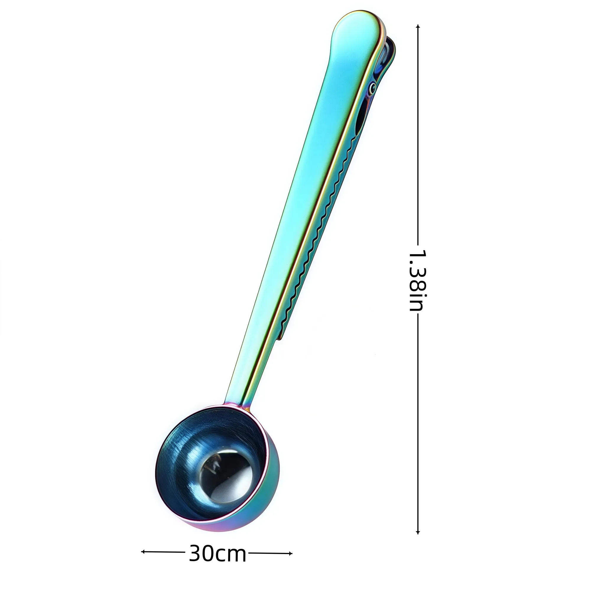 Stainless Steel Coffee Measuring Spoon with Sealing Clip 5