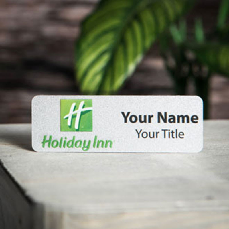Custom Printed 1" X 3" Rectangle Name Badges 2