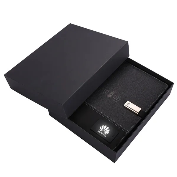 8000mAh Charging NoteBook with USB Drive Gift Set 3