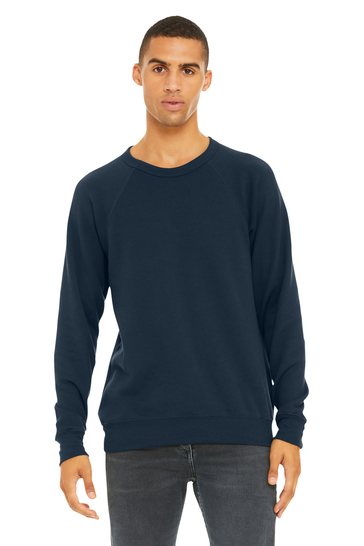 BELLA+CANVAS Unisex Sponge Fleece Raglan Sweatshirt. BC3901 21
