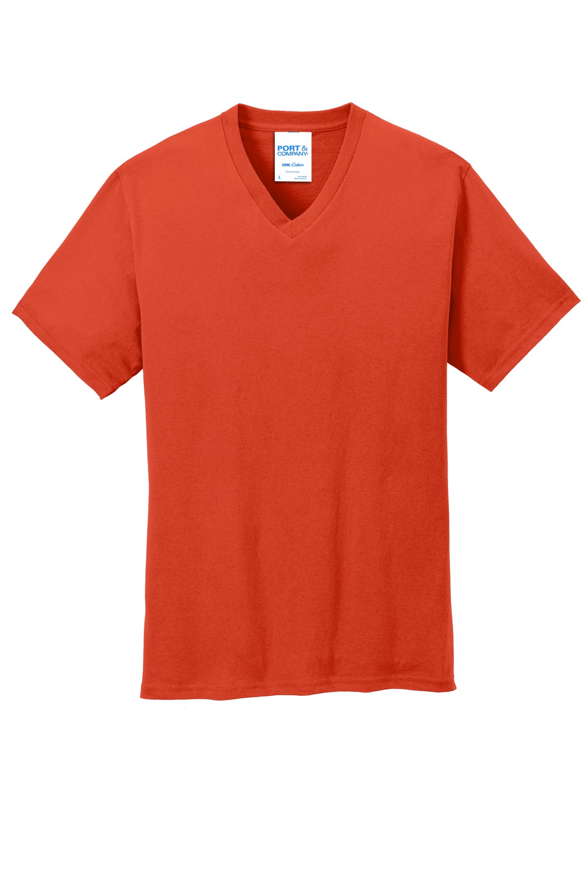Port & Co Core Cotton V-Neck Tee. PC54V 89