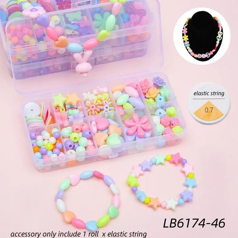 BULK Kids Jewelry Making Kit DIY Bracelet Set Beads Supplies 20