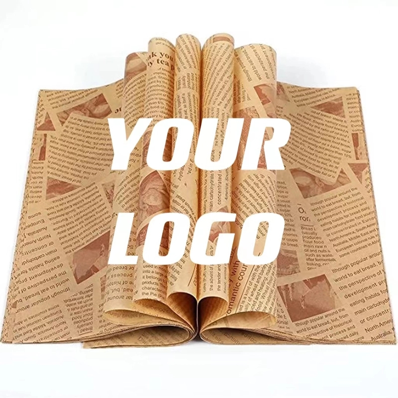 Food Wrapping Paper Sheets For Hamburger 2