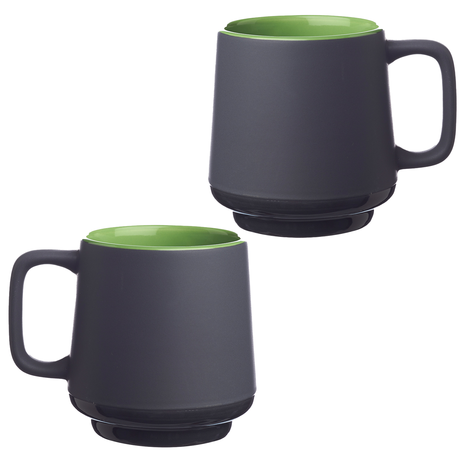 Ceramic Mug with Stackable Design, 12 oz. 6