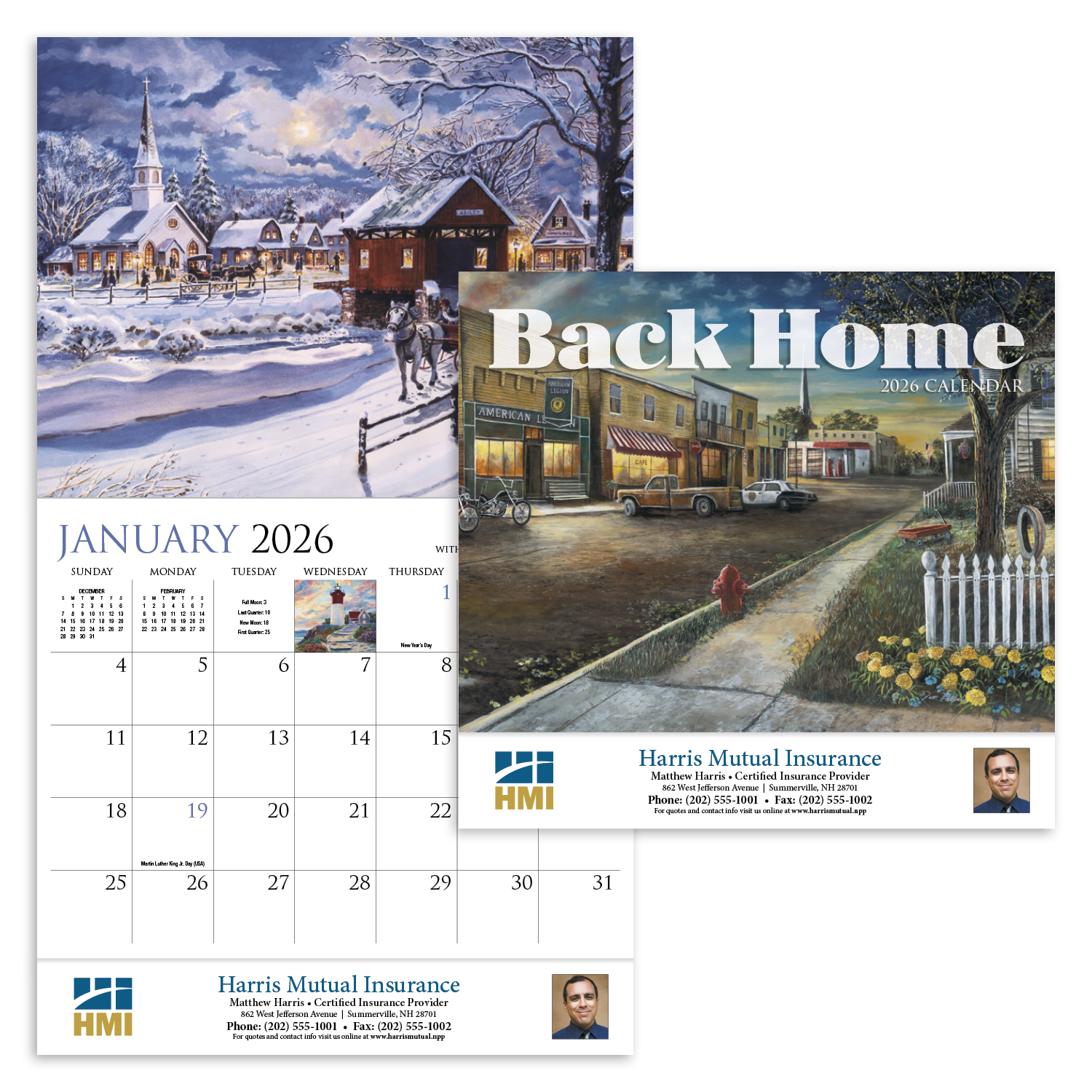 HotLine® Products Back Home Appointment Calendar - Stapled 44