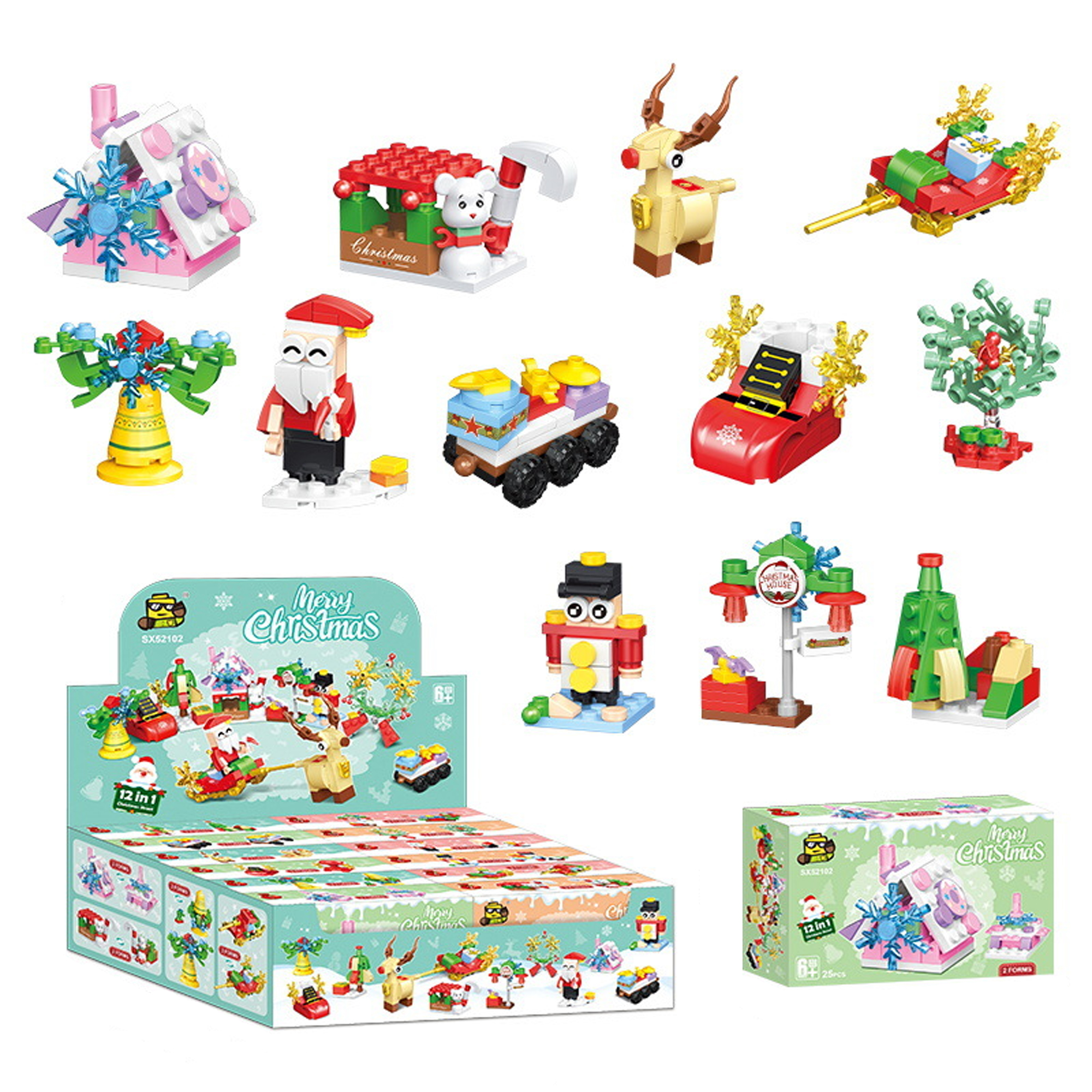 Christmas Mini Building Block Set 2