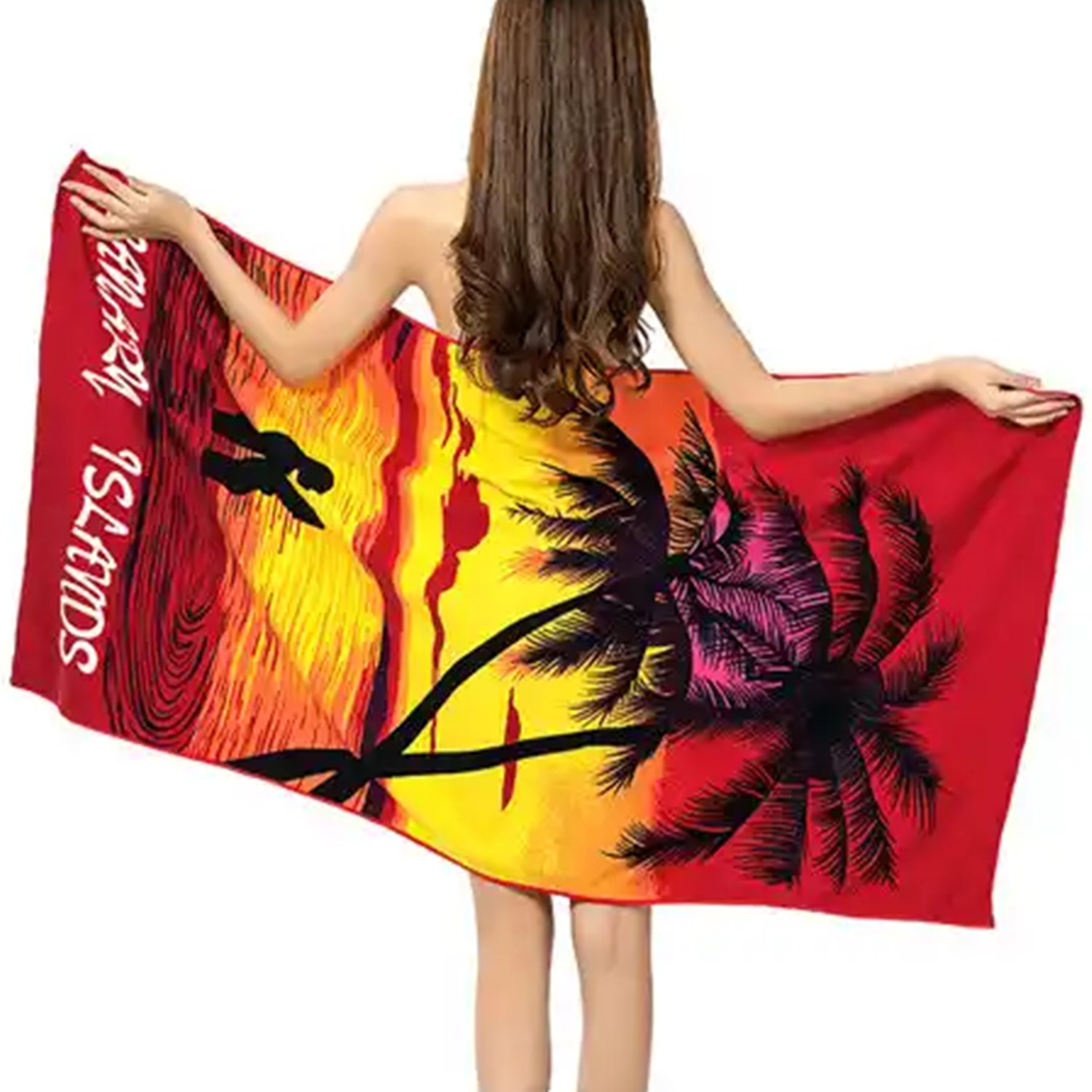 28″ X 58″ Sublimated Silk Touch Velour Beach Towel 5