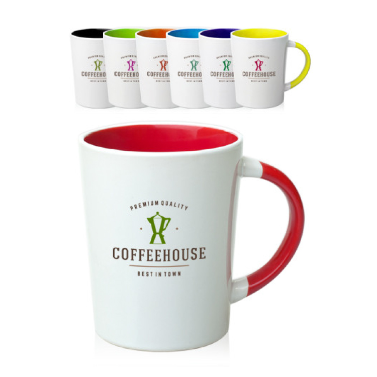 13 oz. Two Tone Latte Mug 5