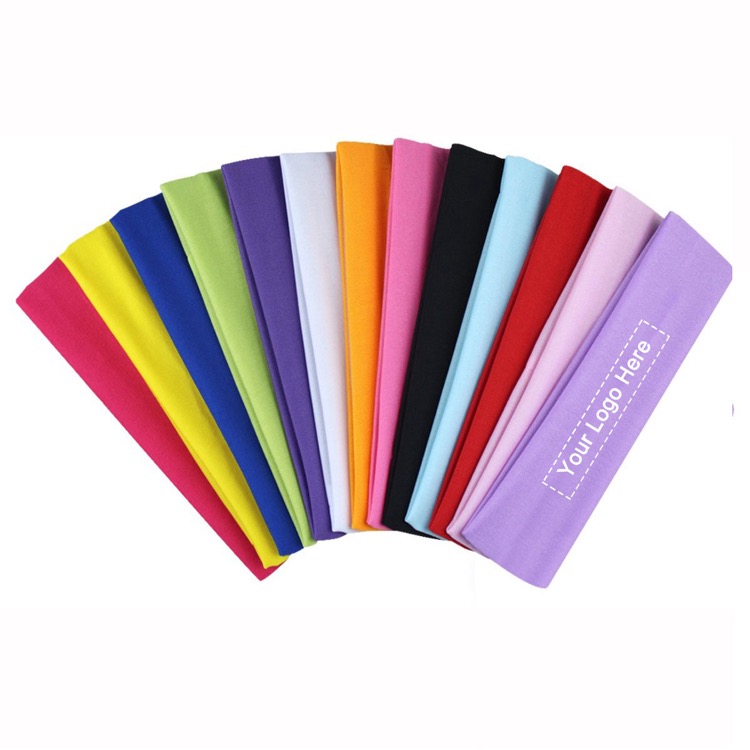Stretch Yoga Cotton Headbands Sweatband 6