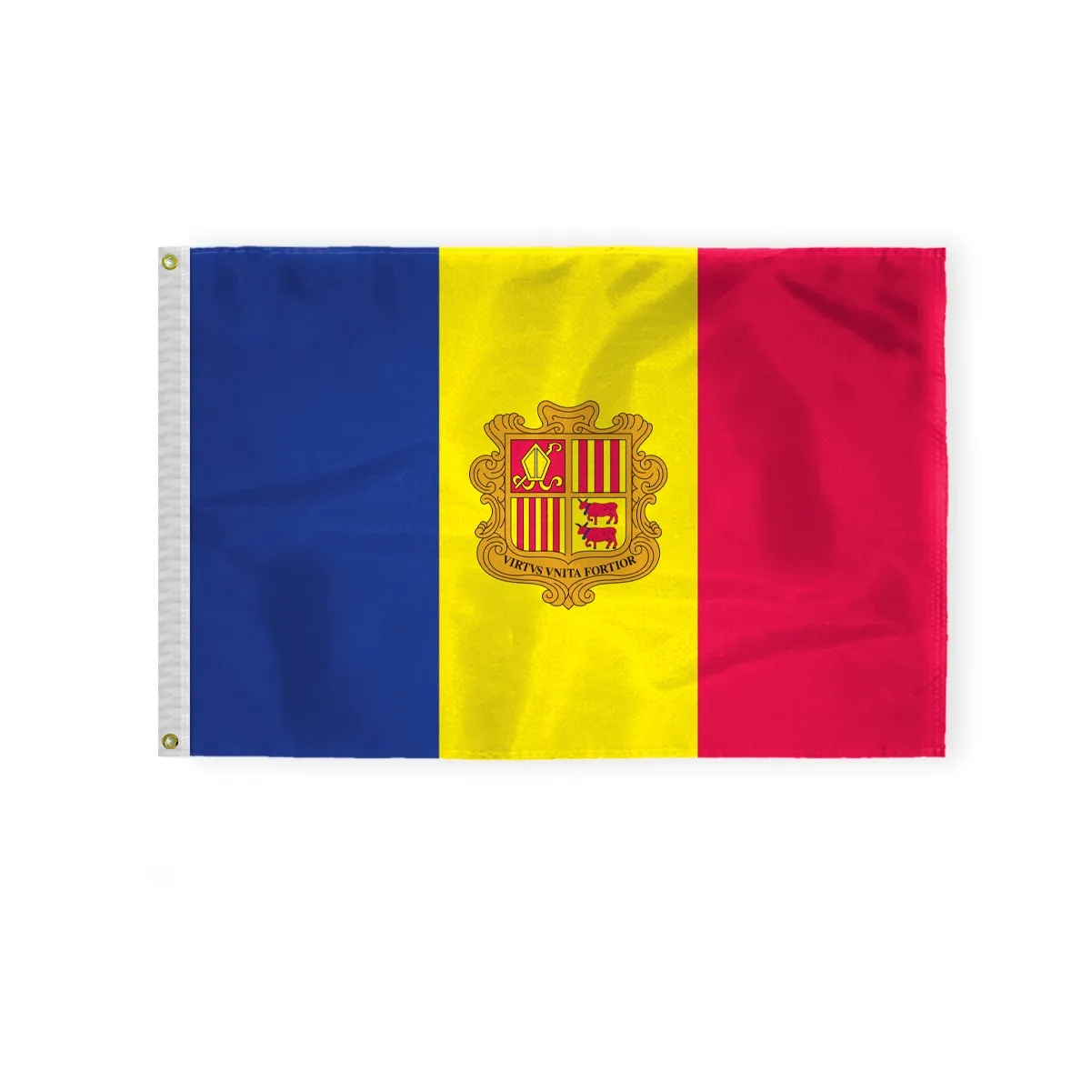 World Flag - Andorra with Seal 6