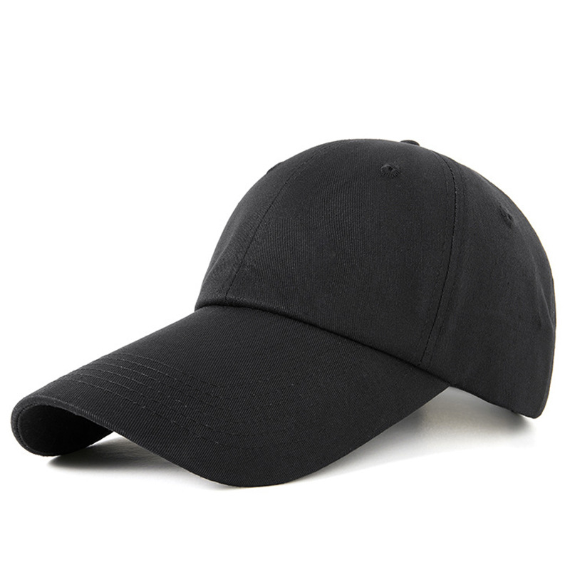 Adjustable Extra Long Bill Baseball Cap Men Women 100% Cotton Visor Hat 4