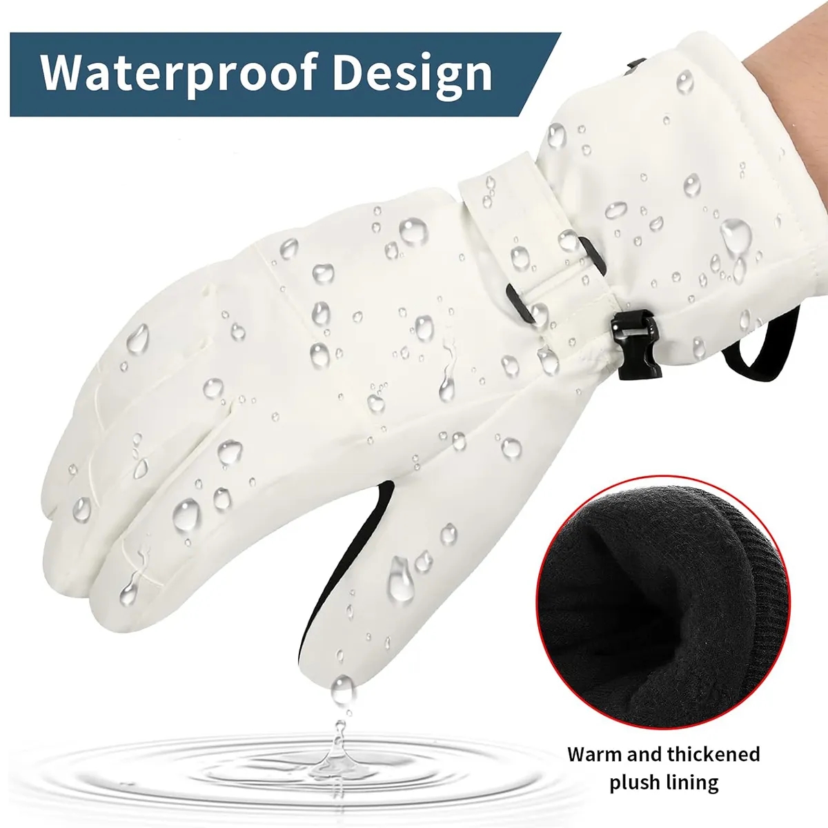 Warm Winter Snow Outdoor Gloves for Cold Weather 4
