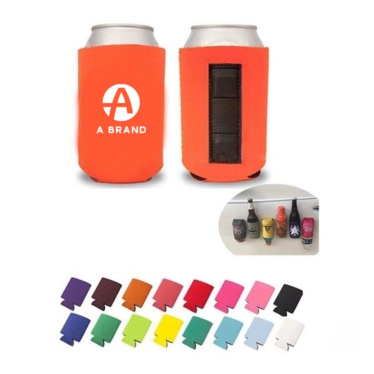 Magnetic Neoprene Can Holder with Logo 2