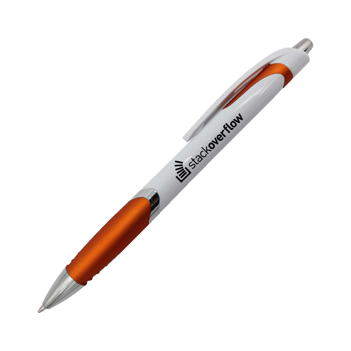 White Crest Grip Pen 5