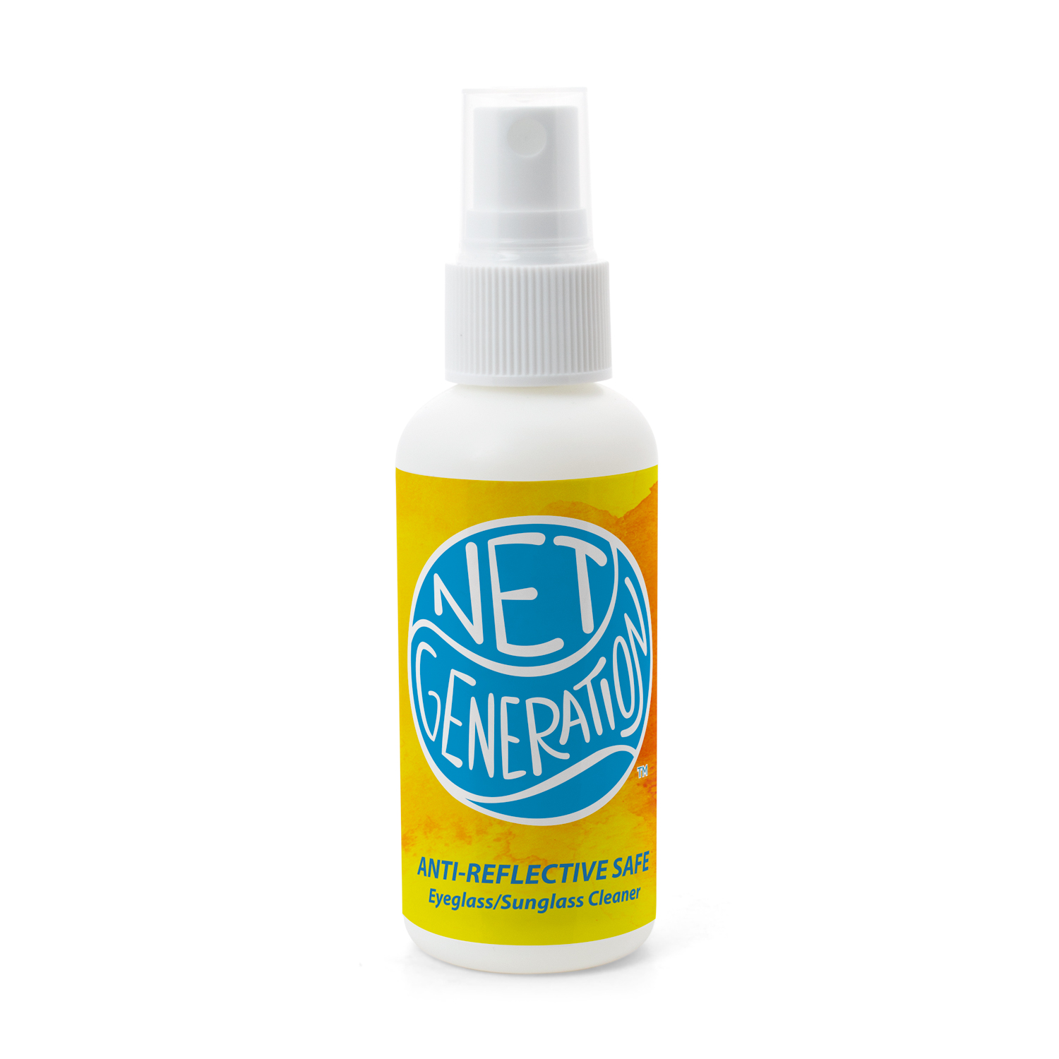 2 Fluid Oz. Bottle Opper Optics Eyeglass Cleaner - Full Bleed Label 1