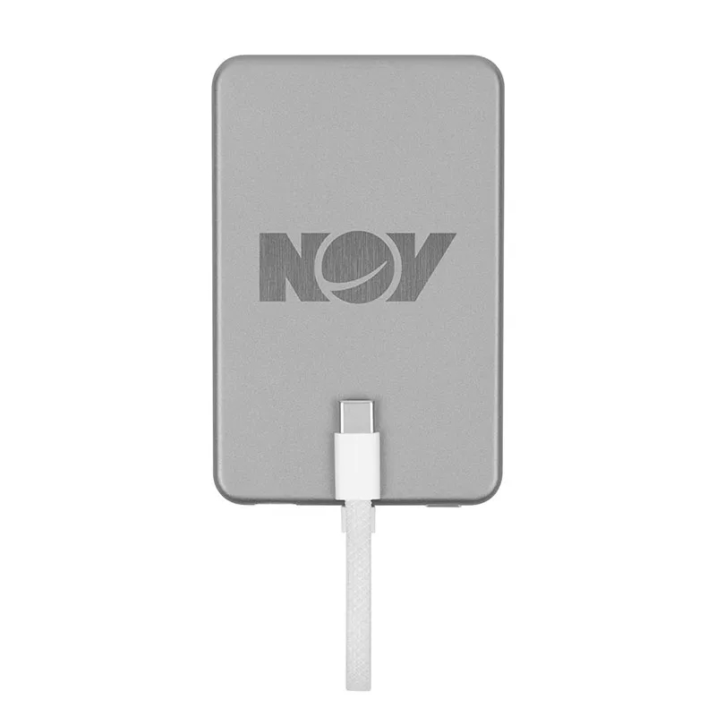 Ultra Thin Metal Magnetic Power Bank 3000mAh 7