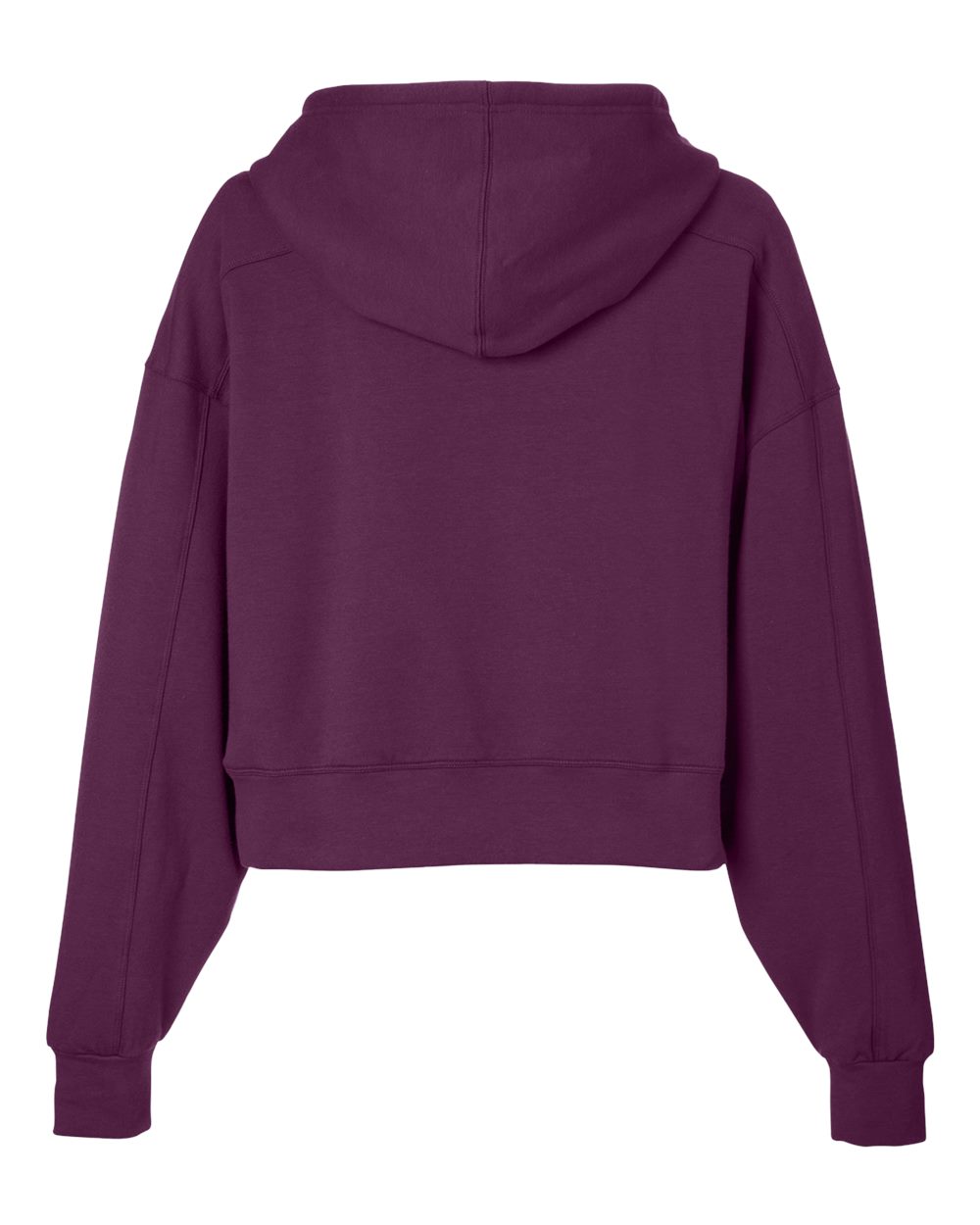 Women's Vintage Oversized Cropped Hooded Sweatshirt - PDP1725 21