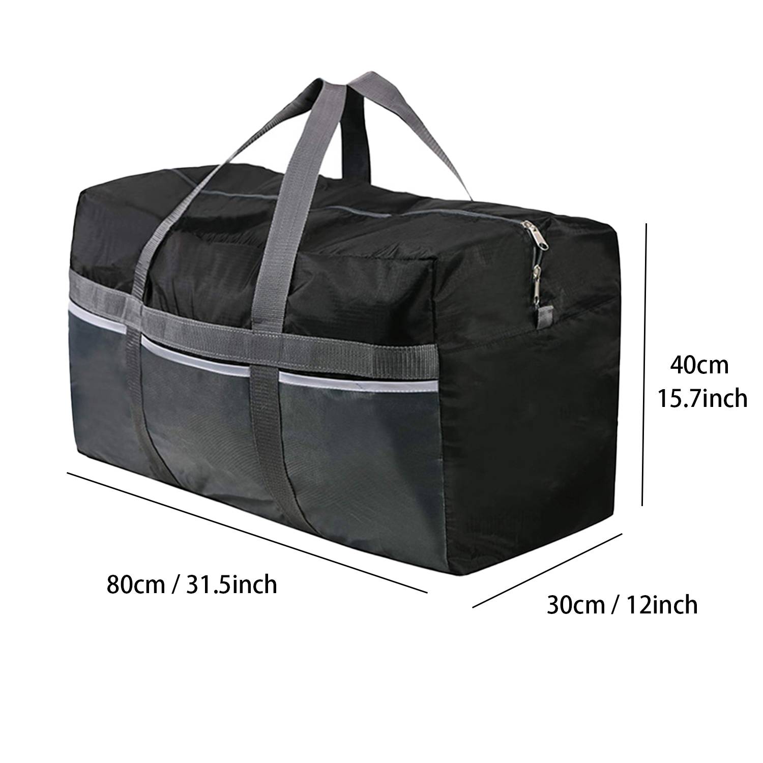 96L Foldable Duffle Bag Lightweight Waterproof 1