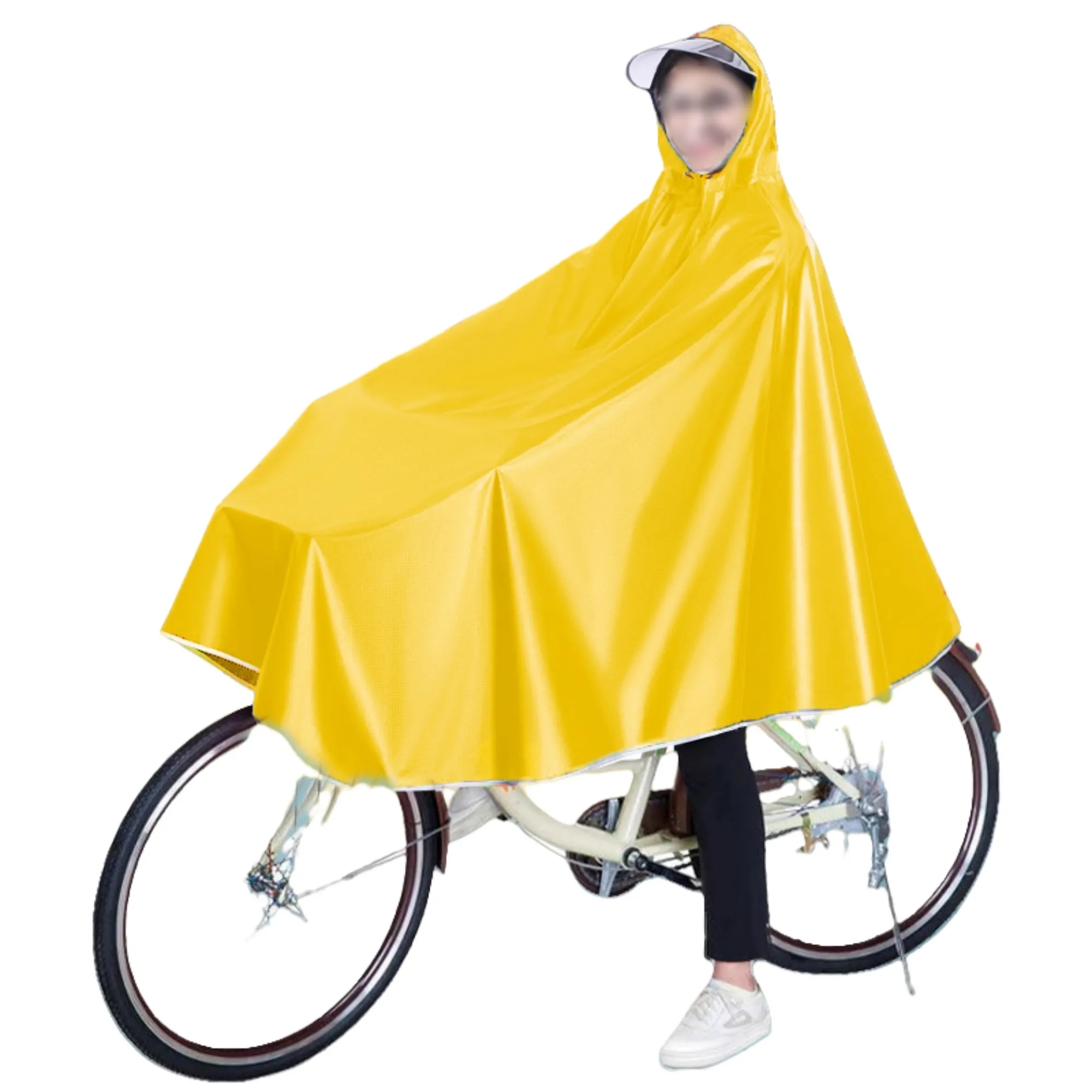 Thickened Raincoat Cycling Against Heavy Rain 11