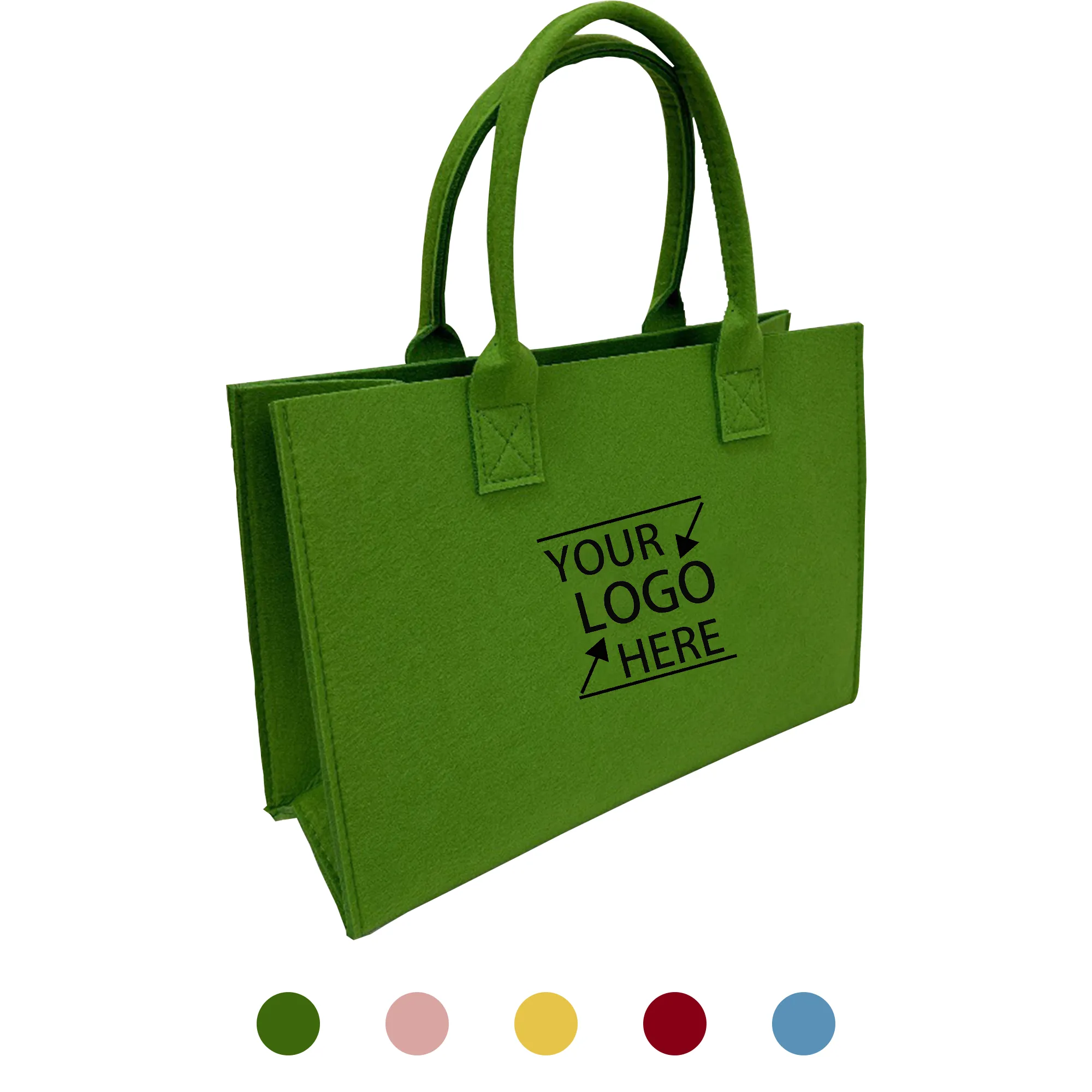 Spacious Felt Tote Bag