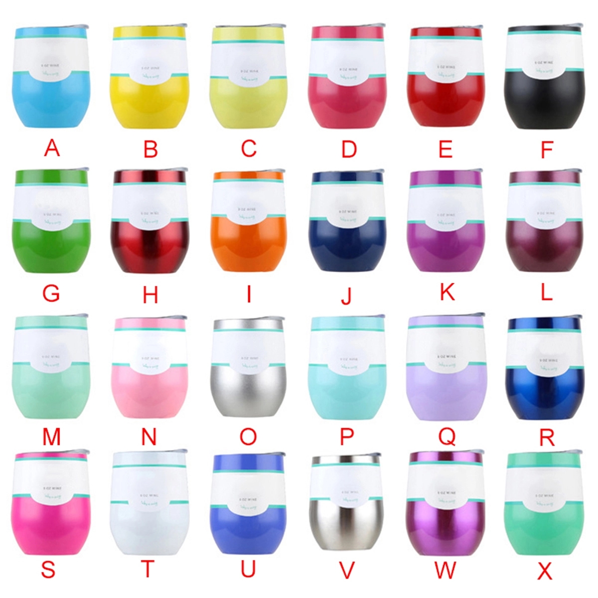 12 OZ Wine Tumbler with Lid 5