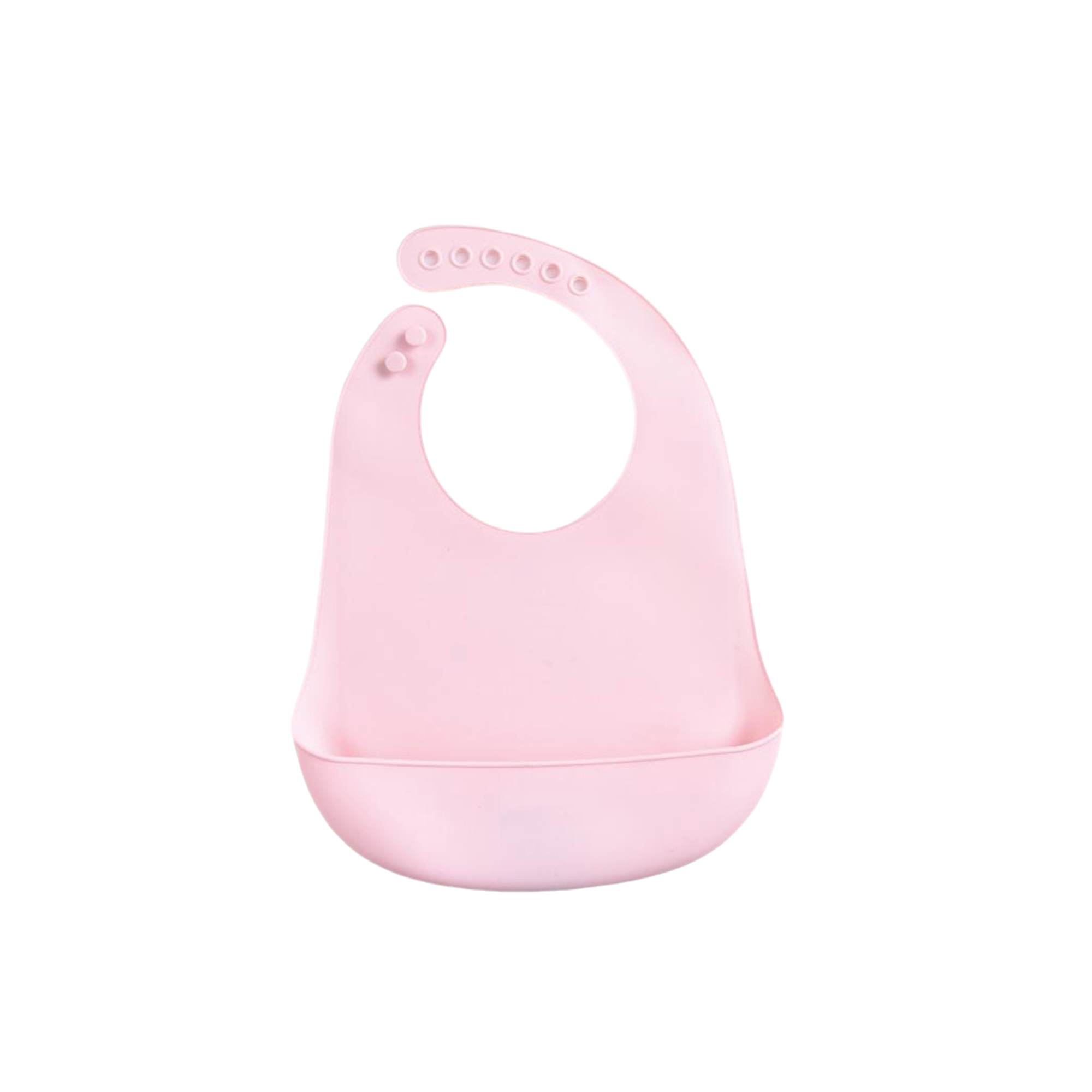 Silicone Baby Bib With Deep Catch Pocket 11.8 X 9" 3