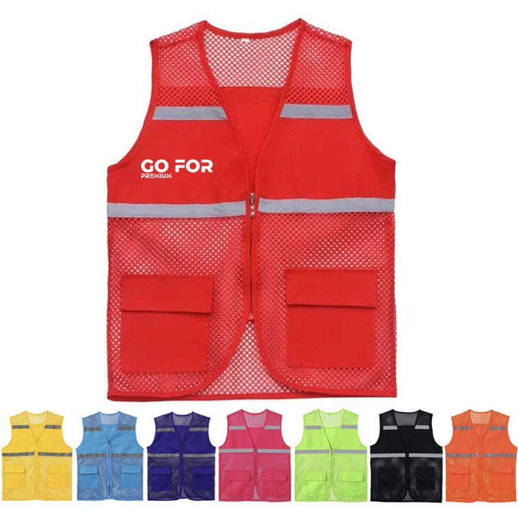 High Visibility Reflective Sleeveless Mesh Vest 2