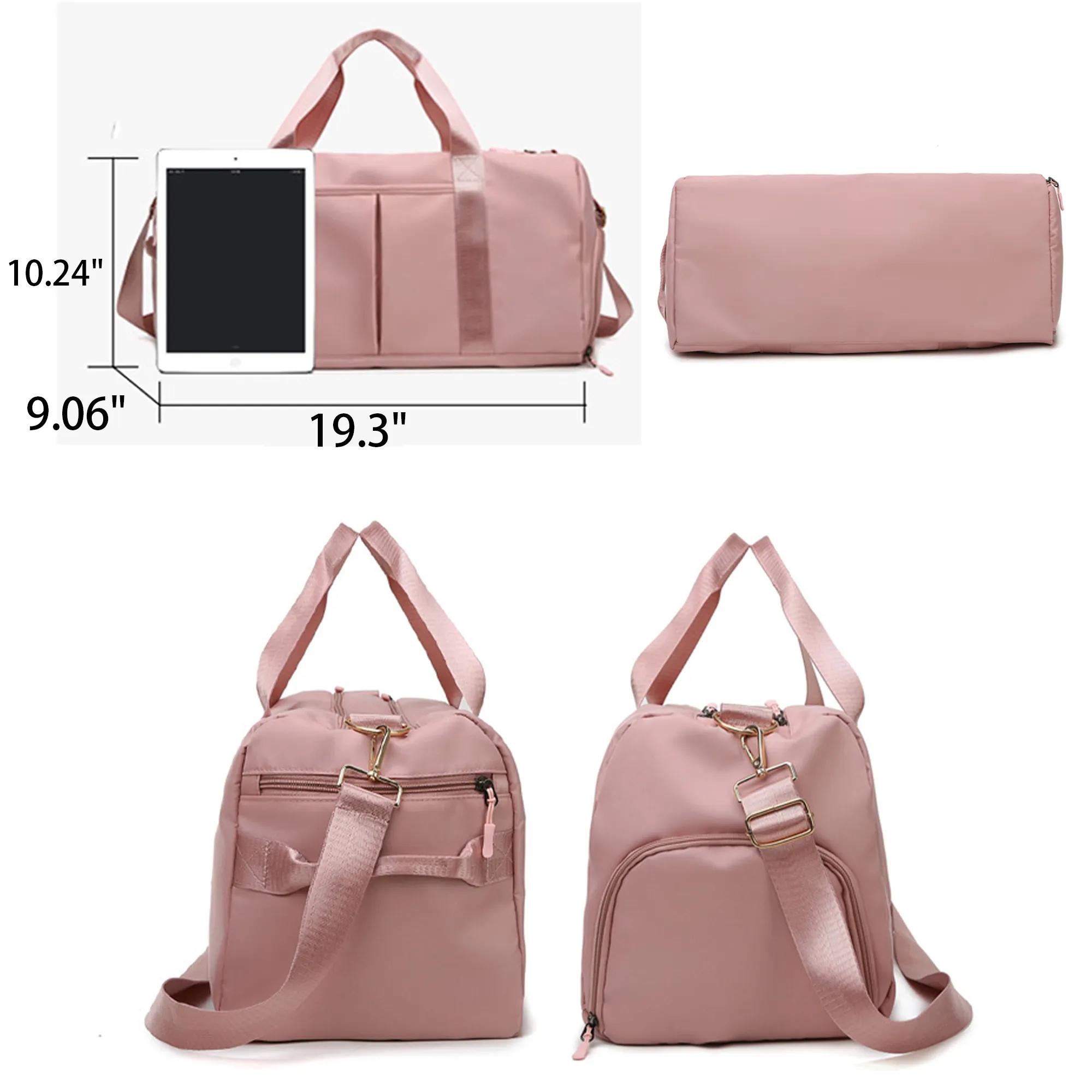 Dry and Wet Separation Travel Luggage Bag 3