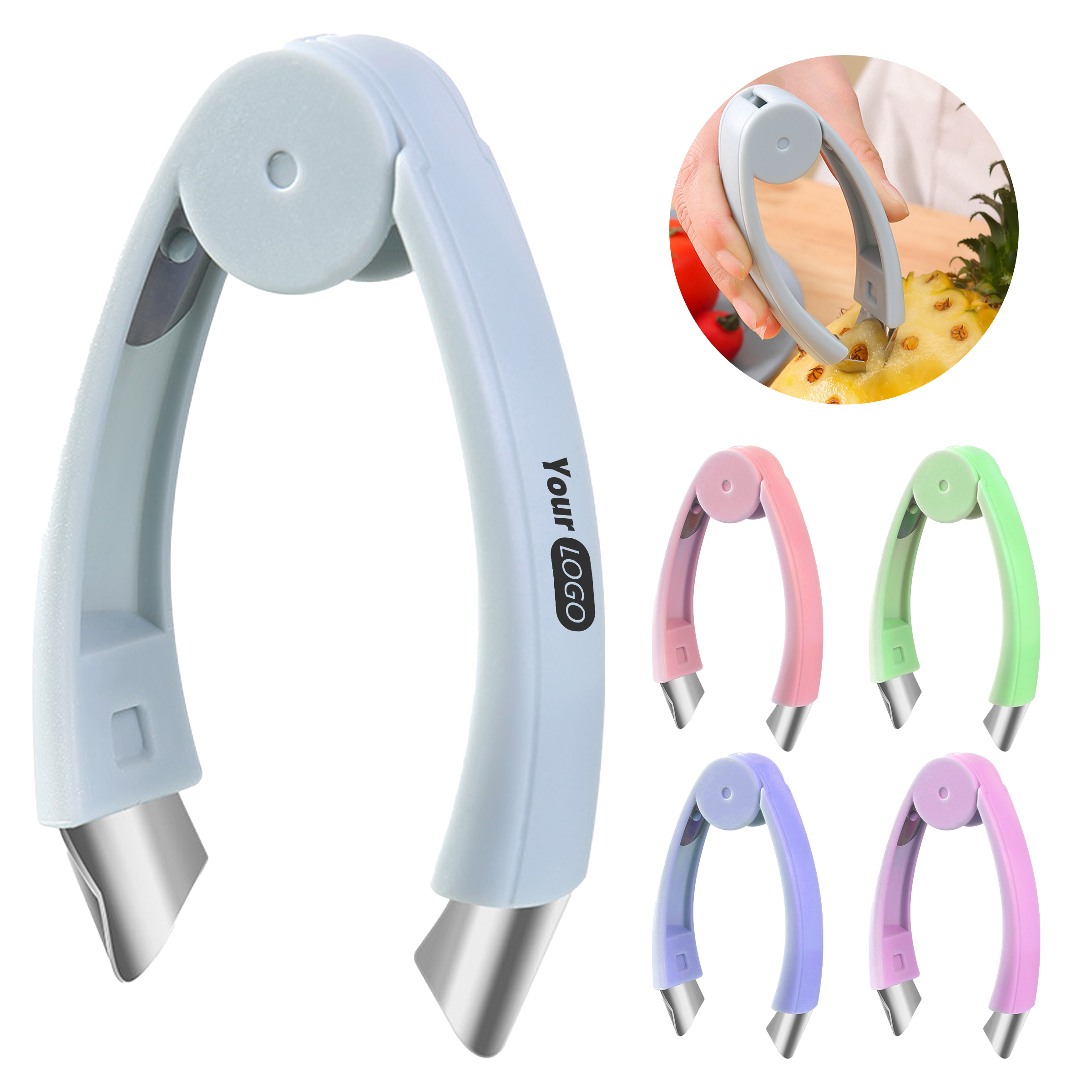 420 Stainless Steel And Durable Abs Plastic Versatile Fruit Huller For Easy Prep 1
