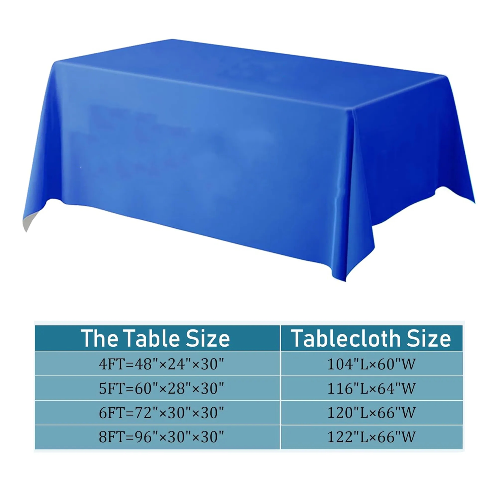 Customized Event Tablecloths 104" x 60" 1