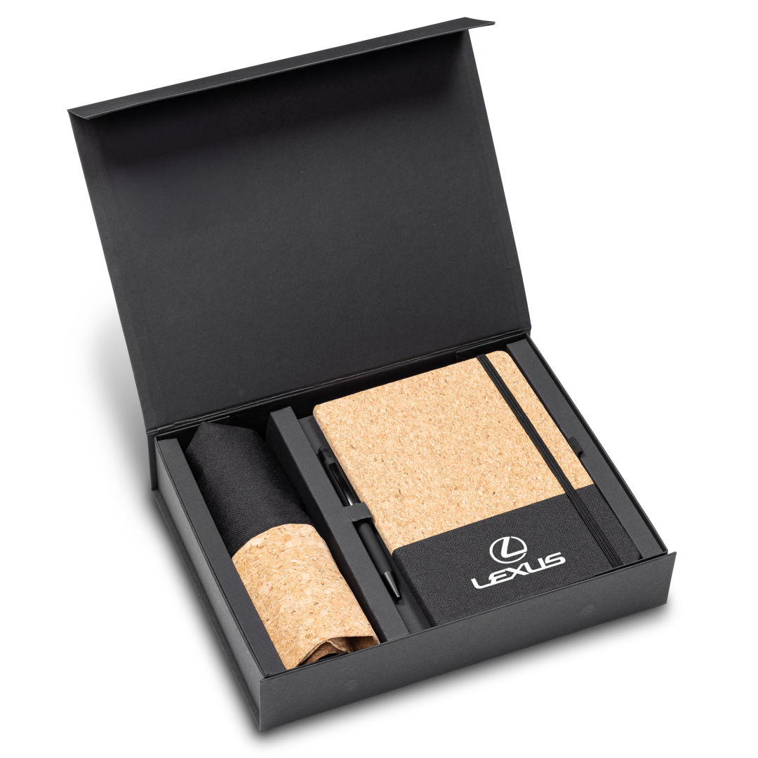 Cousteau Journal Gift Set w/Pen & Drawstring Tote 4