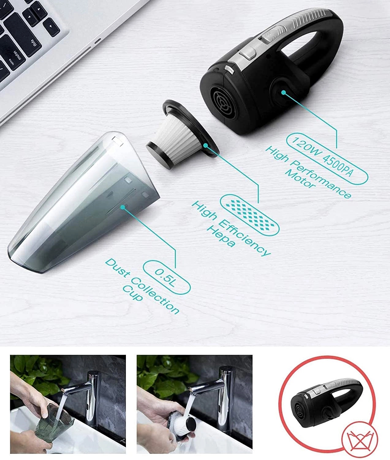 Handheld Cordless Vacuum Cleaner 2