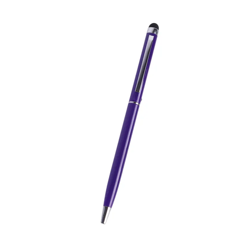 Click Metal Pen 5.3x0.3 Inch Durable Ballpoint with Stylus 10