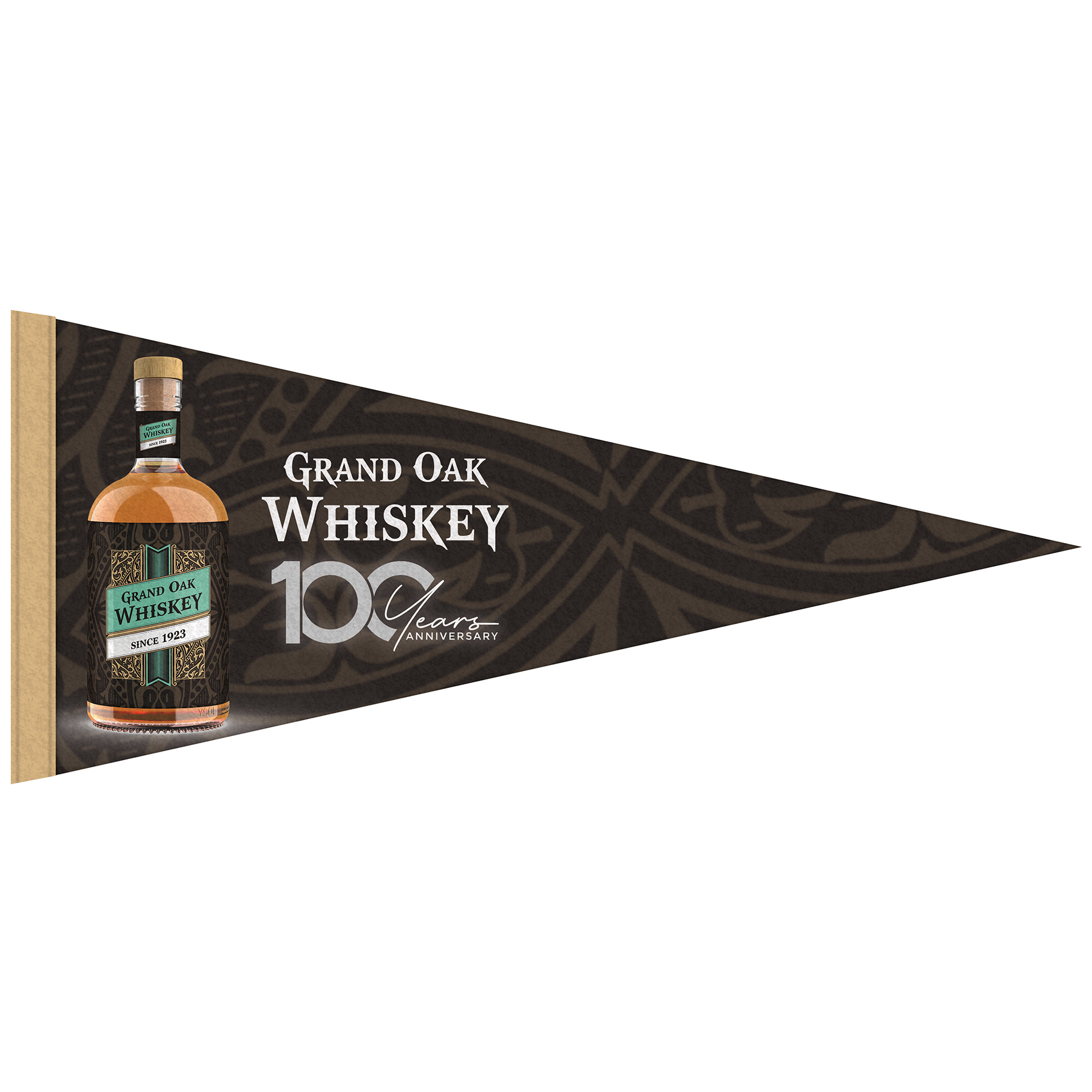 8" x 18" Custom Printed Soft Felt Pennant 2