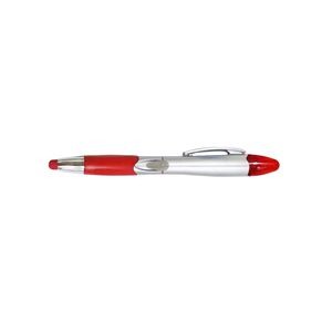 Shining Color Barrel Pen With Highlighter 14