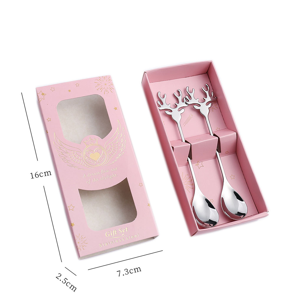 Christmas Stainless Steel Spoon Set 4
