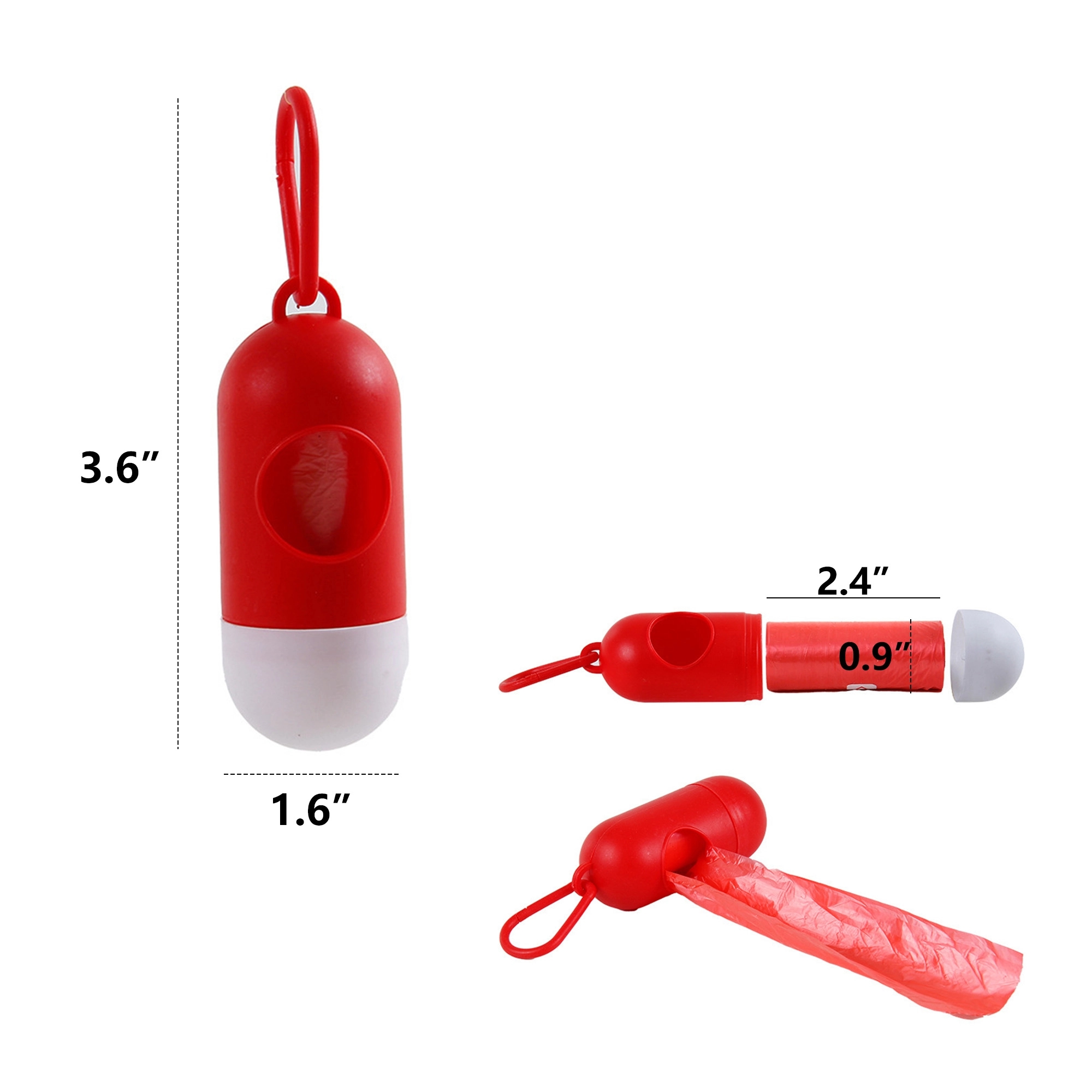 Dog Poop Bags with Dispenser 13