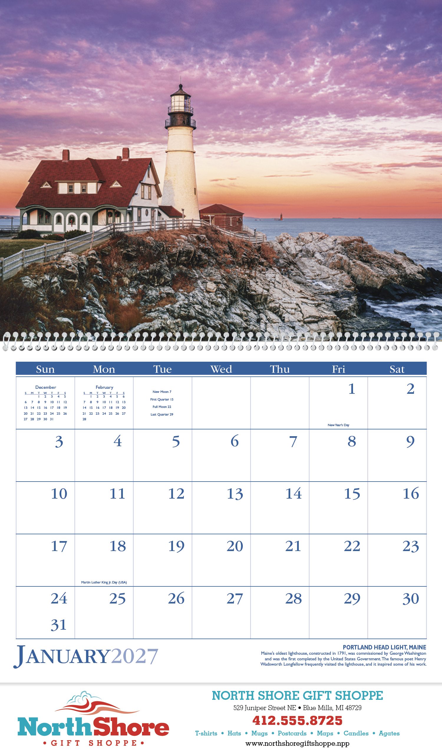 Triumph® Calendars Lighthouses Calendar 19