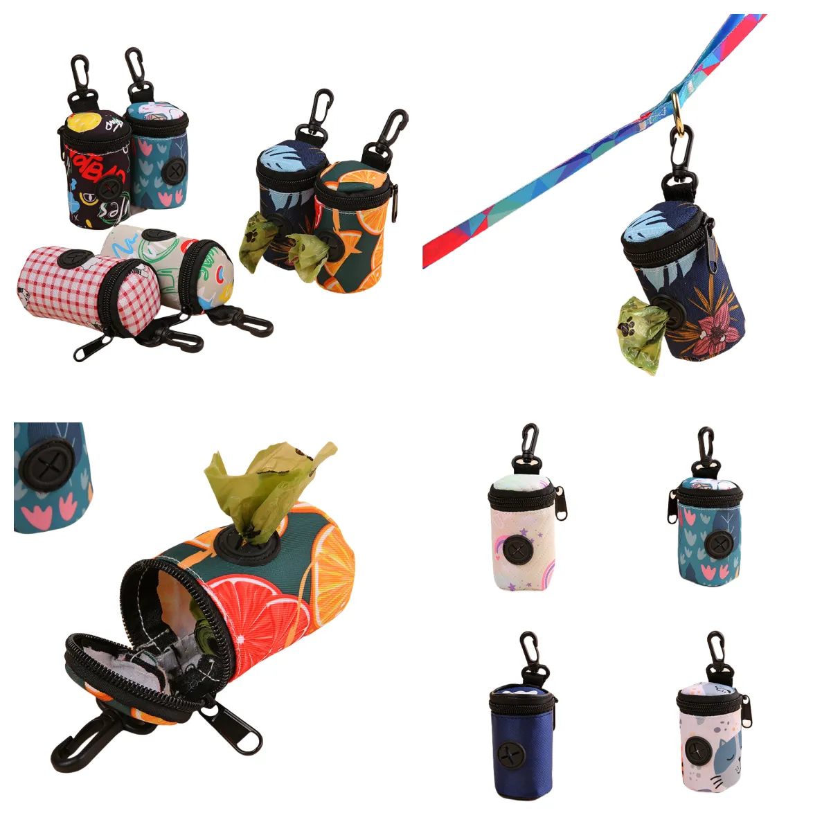 Dog Poop Bag Holder for Leash Doggie 3