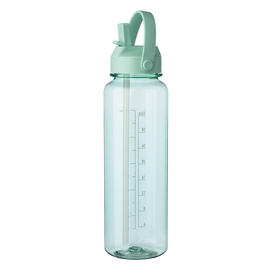 Plastic Water Bottle with Screw On Lid 40 oz. 12