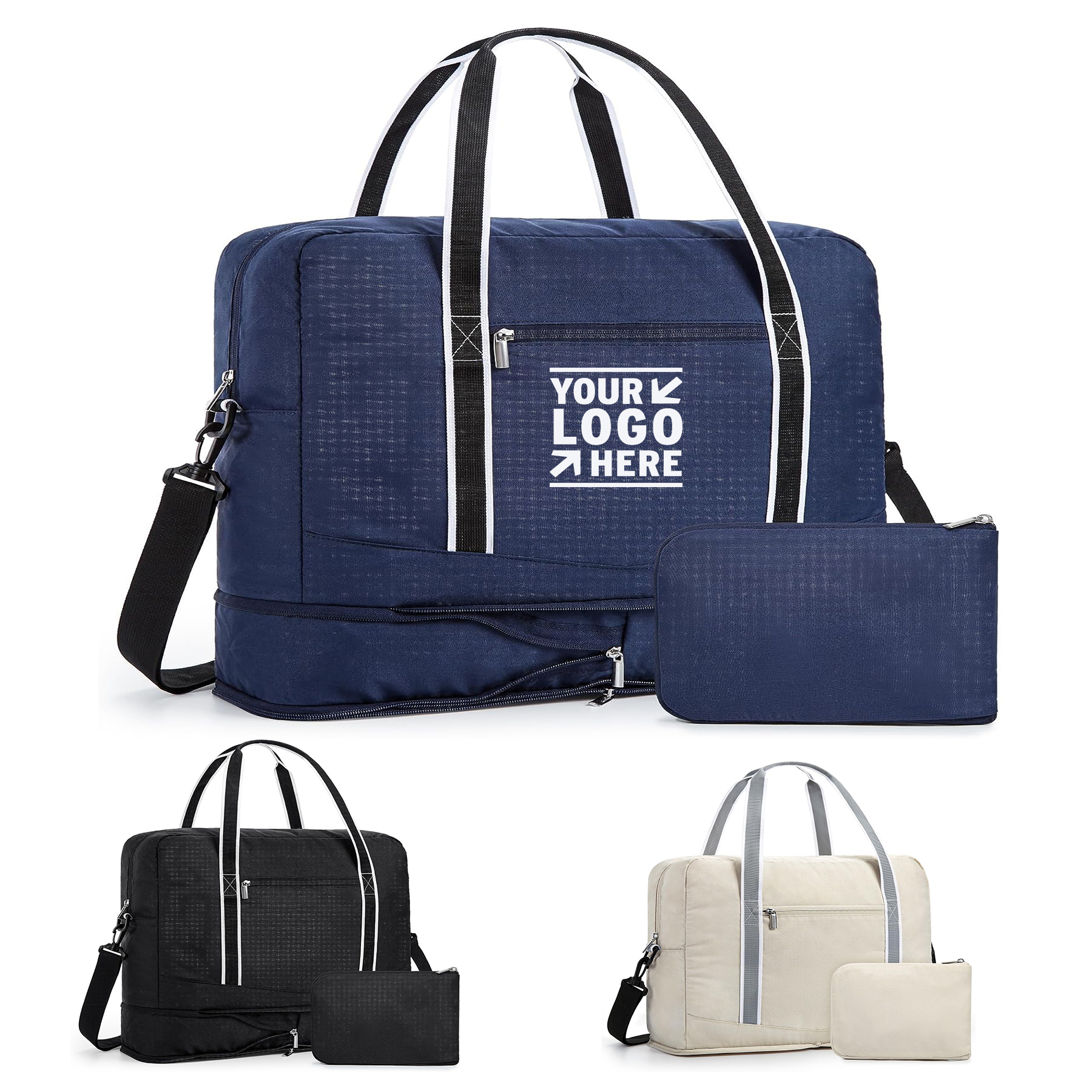 Women Men Weekender Overnight Carry On Luggage 31L Expandable Large Foldable Duffle Travel Bag 1