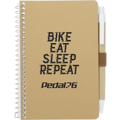 FSC® Mix 4" x 6" Pocket Spiral Notebook with Pen 153