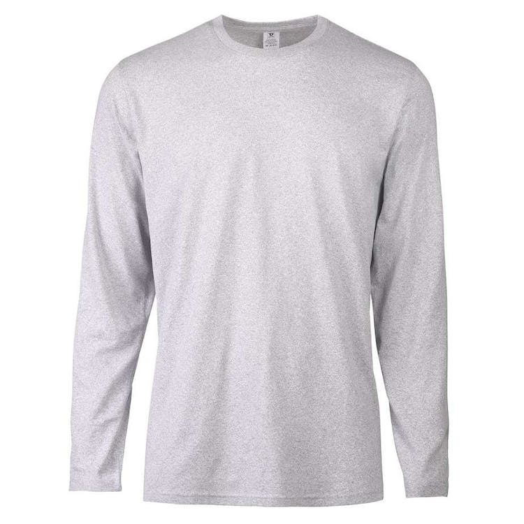 Men's Crew Neck Long Sleeve T-Shirts - Gray 3X 1