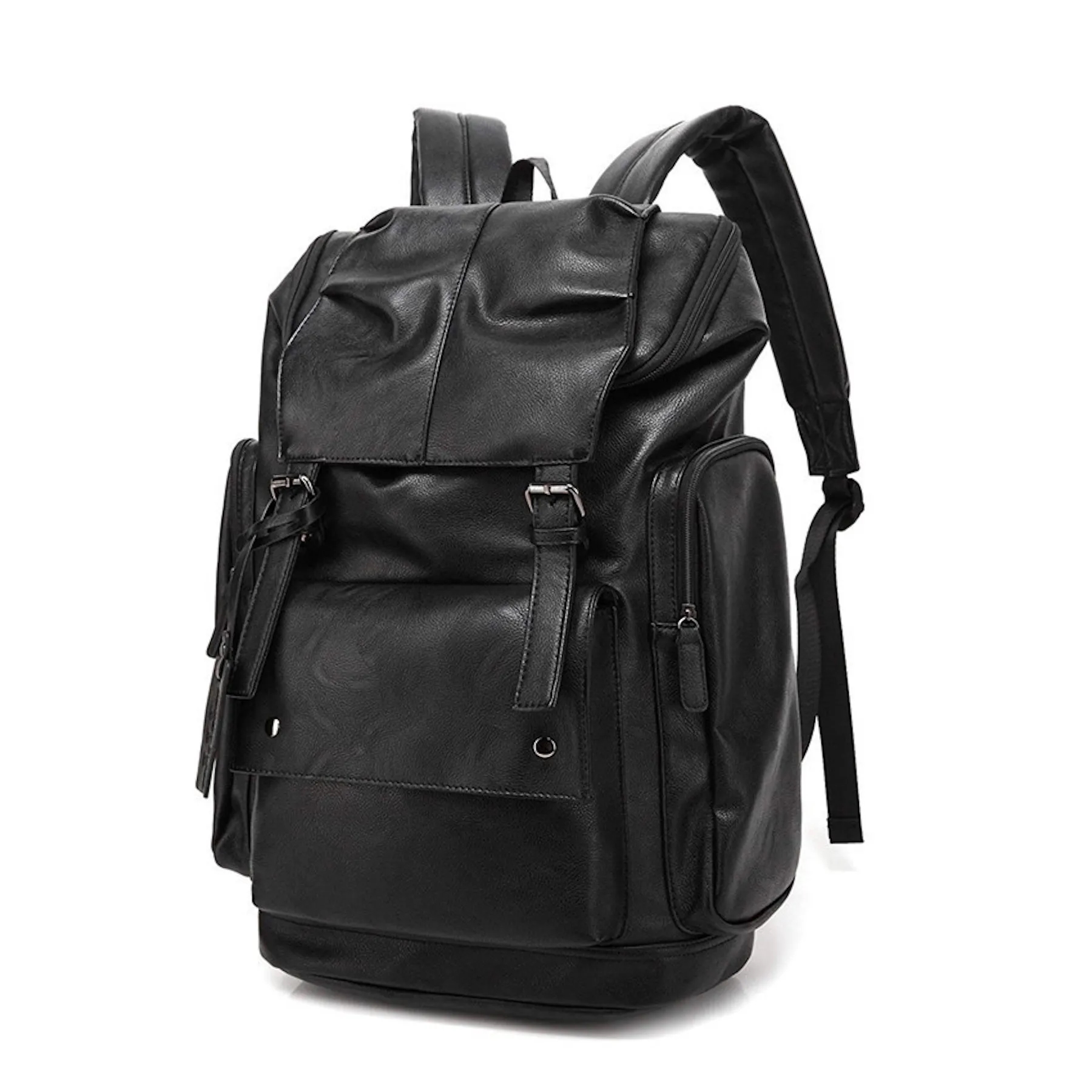PU Leather Casual 15.6inch Laptop Backpack 2