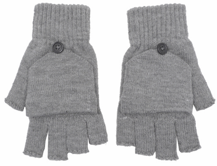 Fingerless Gloves w/Flap 7