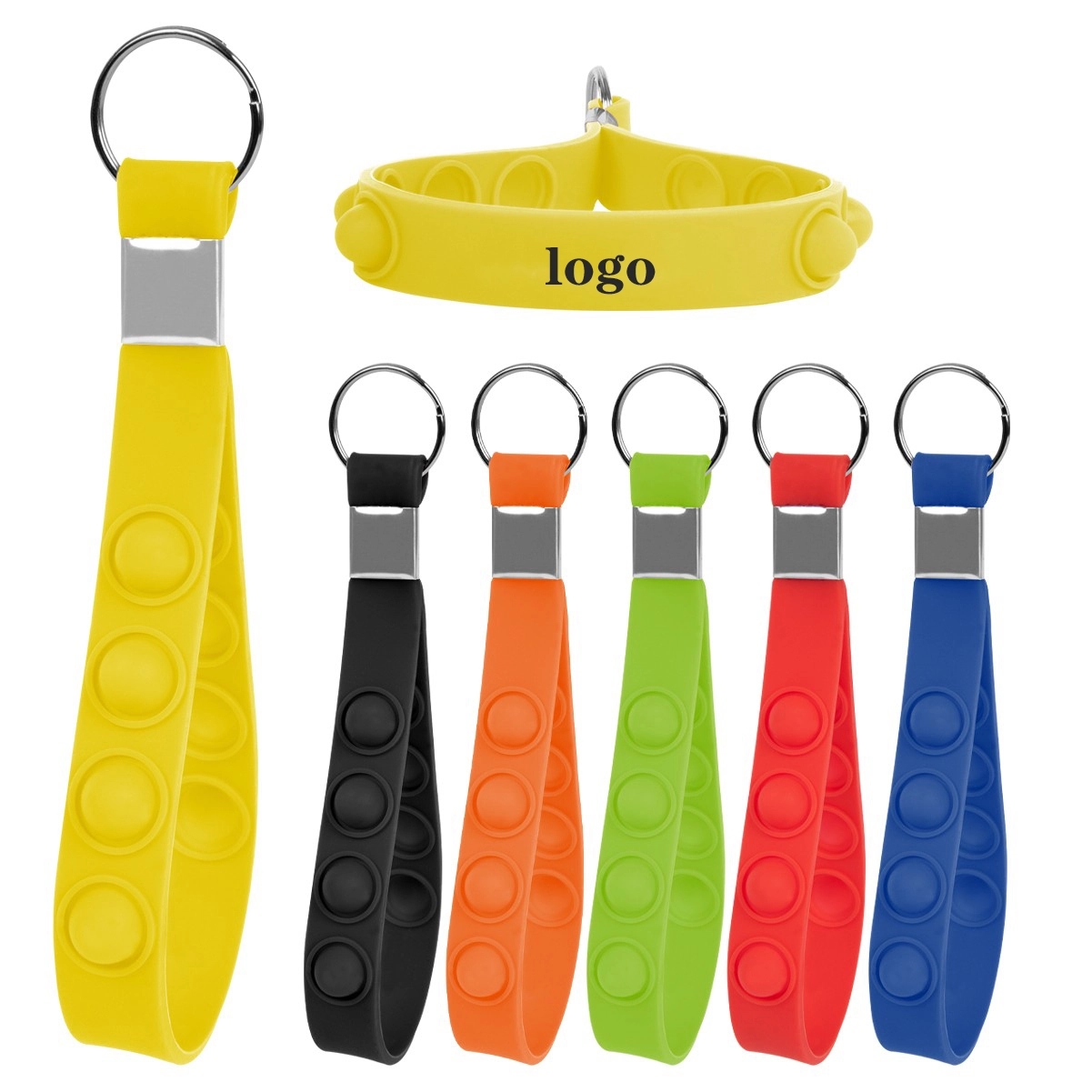 Push Pop Stress Reliever Keychain 1