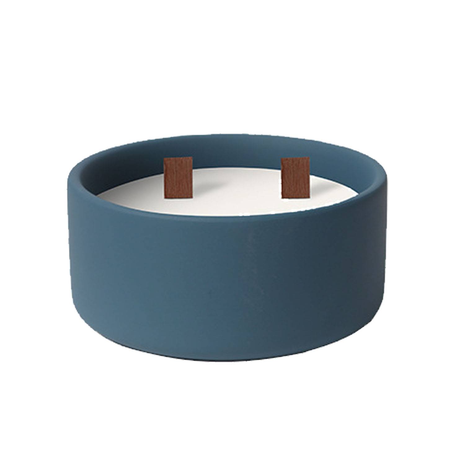 Simple matte ceramic candle container 8