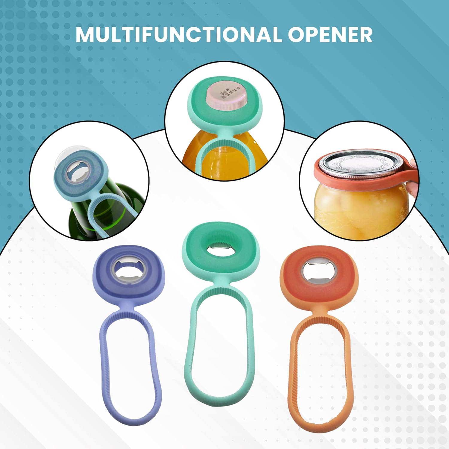 3 In 1 Silicone Bottle Opener 5