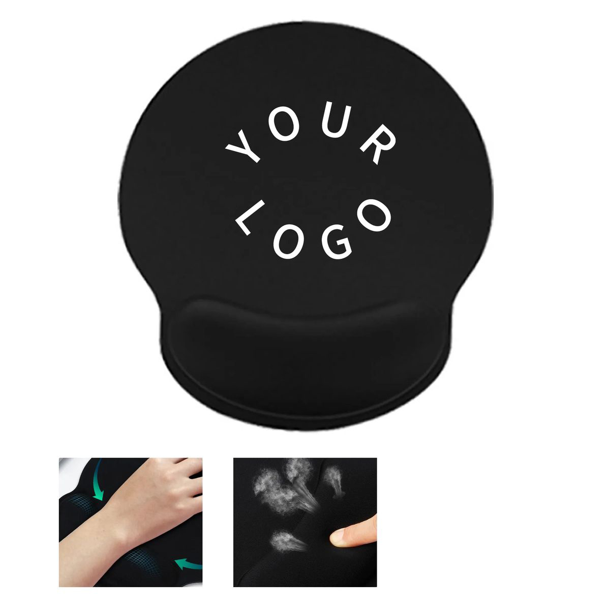 Soft Memory Foam Mouse Pad with Waterproof Surface 2